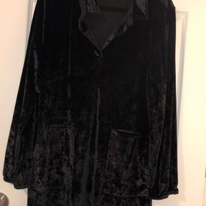 Velvet nightgown